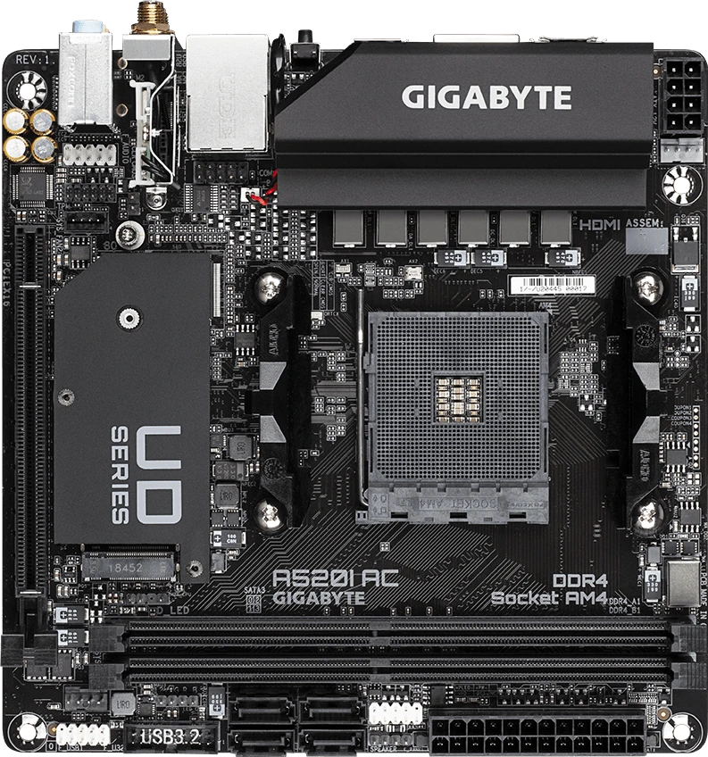 Gigabyte A520I AC (Rev. 1.x)